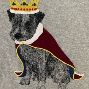 Boys Mini Boden Royal Dog Long Sleeve Tee